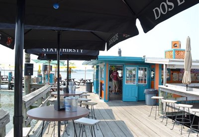 Deck view of Big Owl Grill &amp; Tiki Bar Photo