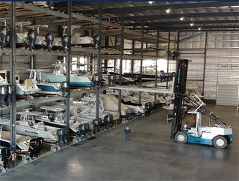 boats in storage Photo