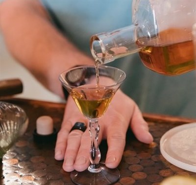 pouring a drink Photo