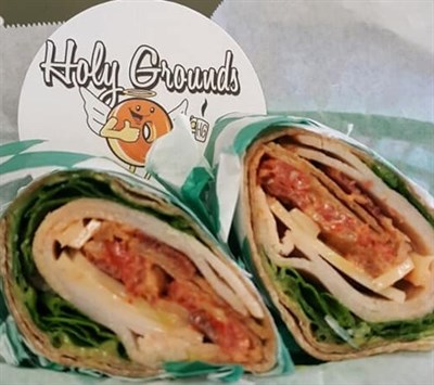 sandwich and logo Photo