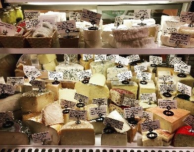 Cheese counter Photo