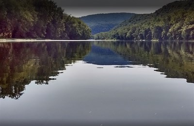 Picture of the river from the boat ramp Photo