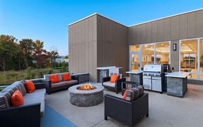 Beautiful Patio of the Hotel Photo