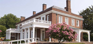 Photo of brick manor house Photo