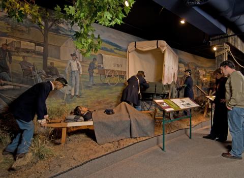 exhibits at National Museum of Civil War Medicine Photo