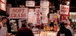 Fishmonger at Lexington Market Photo