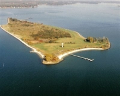 Aerial view of St. Clement's Island State Park Photo