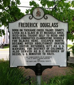 Frederick Douglass Marker Photo