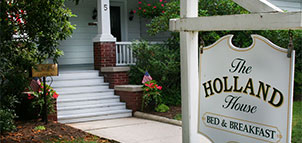 Holland House B&B Sign Photo