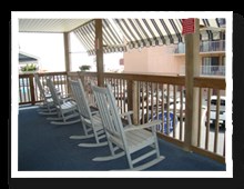 Porch view Beach Walk Hotel Photo