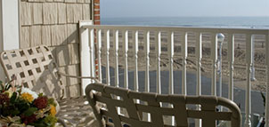 Patio view at the Breakers Hotel Photo