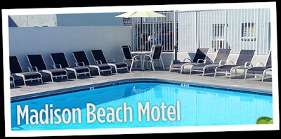 Madison Beach Motel pool view Photo