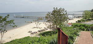 View from the Patio of the Enchanted Bayfront Home Photo