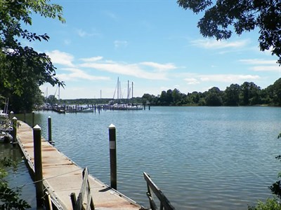 Marina pier at Dennis Point Marina &amp; Campground Photo