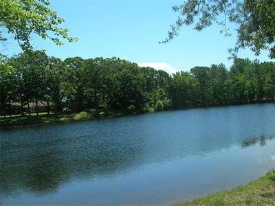 The lake at Take It Easy Campground Photo