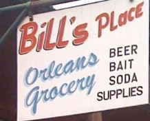 Bill's Place signage Photo