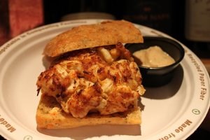 Crab Cake Sandwich Photo