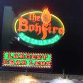 Bonfire Restaurant signage Photo