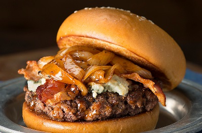 The Cheeseburger called "Paradise." Photo