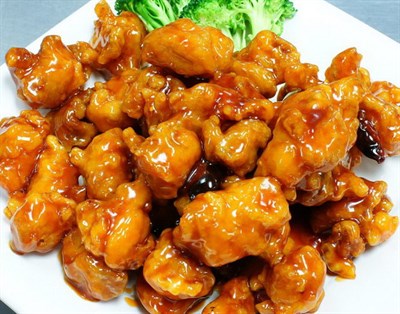 Orange chicken. Photo