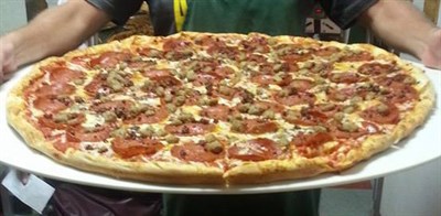 The Bllomberg, a 30-inch pizza Photo