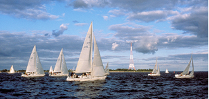 Sailboats on the Bay. Photo