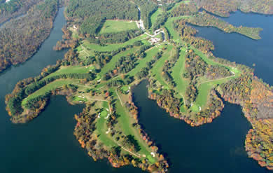 Pine Ridge Golf Course aerial view Photo