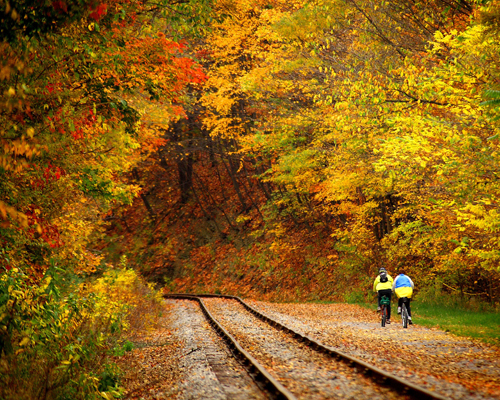 Biking along the Great Allegheny Passage Photo