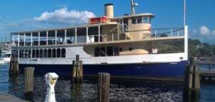 Cruise ship at dock Photo