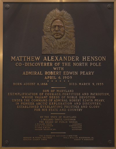 Matthew Henson Plaque Photo