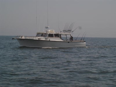 Picture of "First In" a 40-foot custom bay built boat Photo