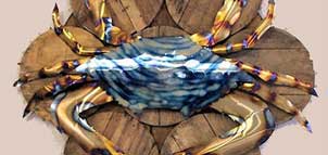 Blue Crab Sculpture Photo