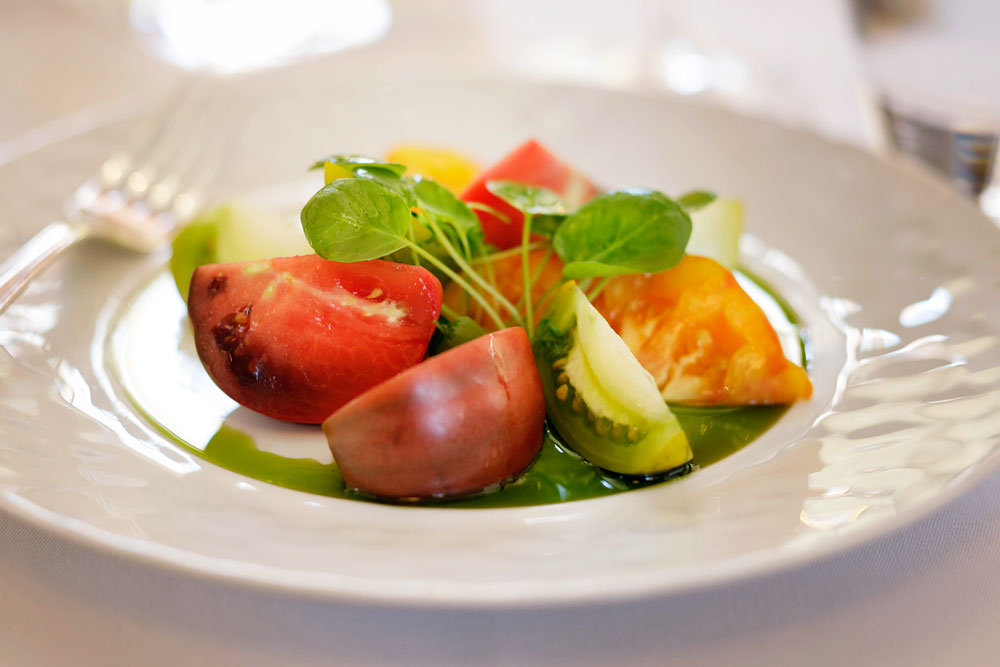 Fresh fruit salad presented with elegance at Charleston Photo