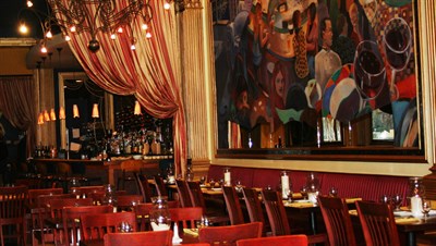 Sotto Sopra restaurant mural Photo