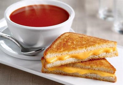Classic grilled cheese and tomato soup from the Commerce Street Creamery. Photo