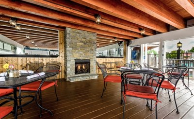 Dining area at Harbour Lights Photo