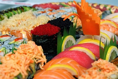 Image of ikebana sushi Photo