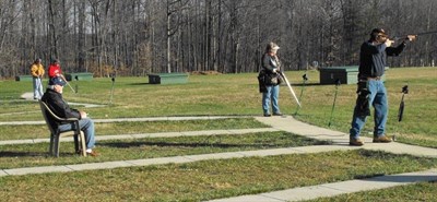 Trapshooting at the Carroll County Gun Club. Photo