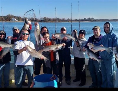 The catch from Bay River Fishing Photo