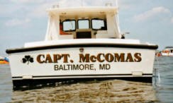 Capt. McComas on the water Photo