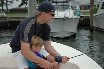 CD Outdoors introduces fishing to a young angler Photo
