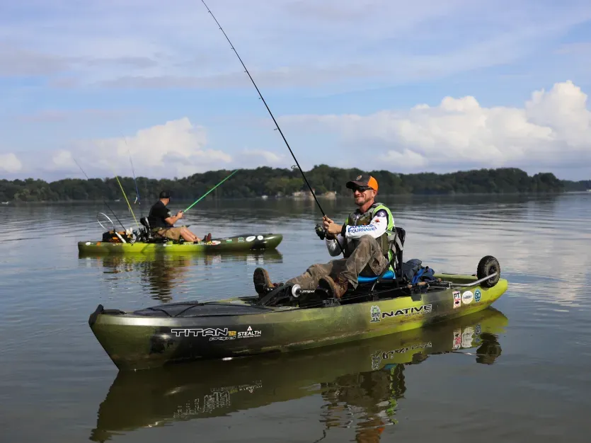 kayak fishing
