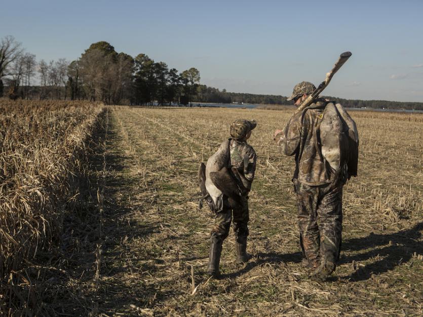 passing down the hunting tradition