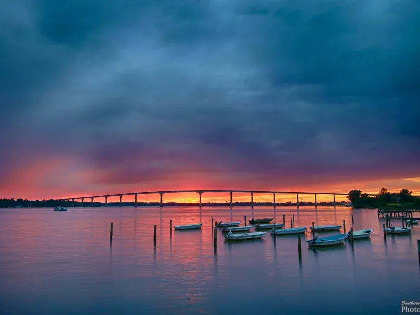 Enjoy breathtaking sunsets at Solomons Island. Photo by Southern Maryland Photography