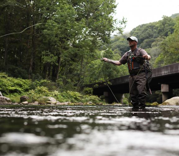 Johnathan Peake fly fishing