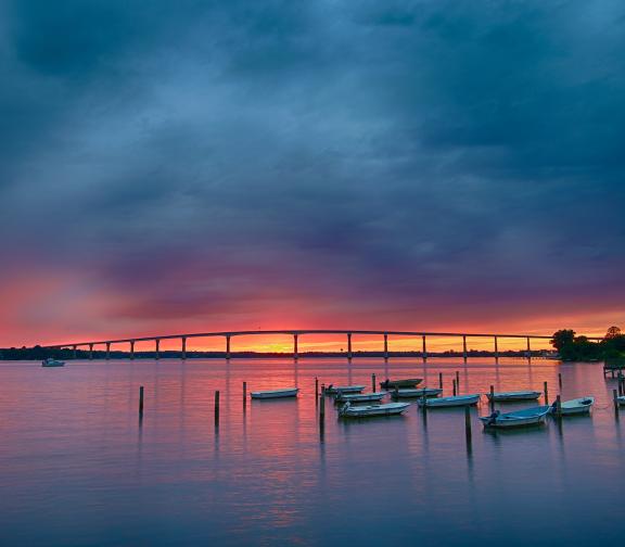 Enjoy breathtaking sunsets at Solomons Island. Photo by Southern Maryland Photography