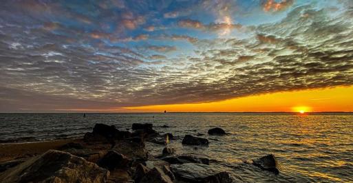 Daybreak at Sandy Point Beach