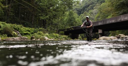 Johnathan Peake fly fishing