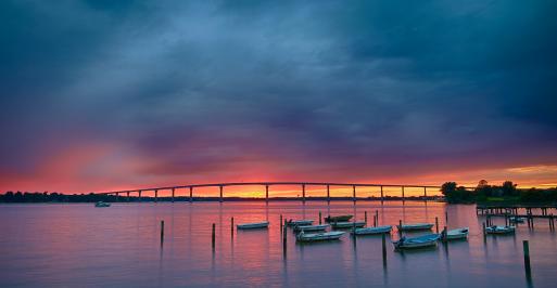 Enjoy breathtaking sunsets at Solomons Island. Photo by Southern Maryland Photography