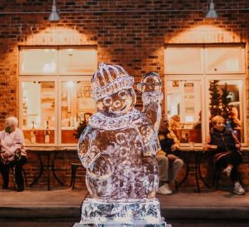 Dozens of ice sculptures line Main Street for ice ice berlin! Photo